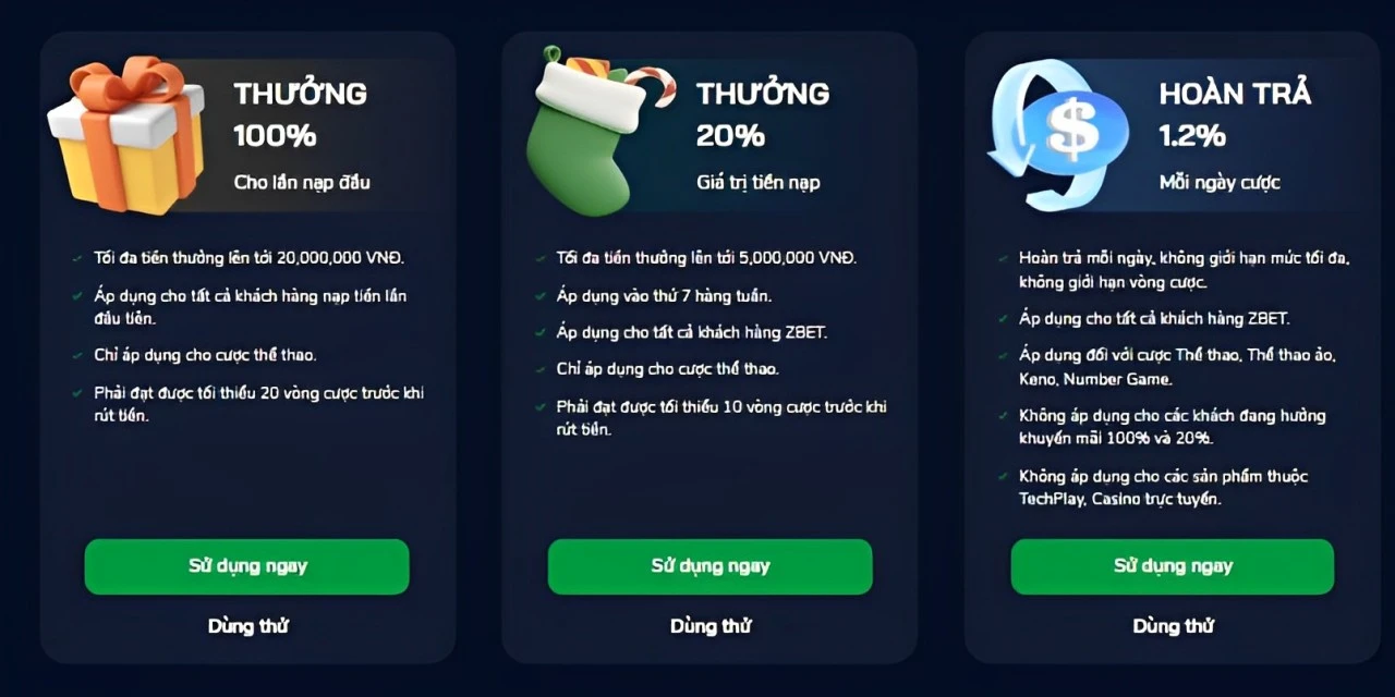 Đánh Giá Zbet - Nhà Cái Uy Tín "Không" Đến Từ Châu u 6 khuyến mãi zbet đa dạng giá trị lớn